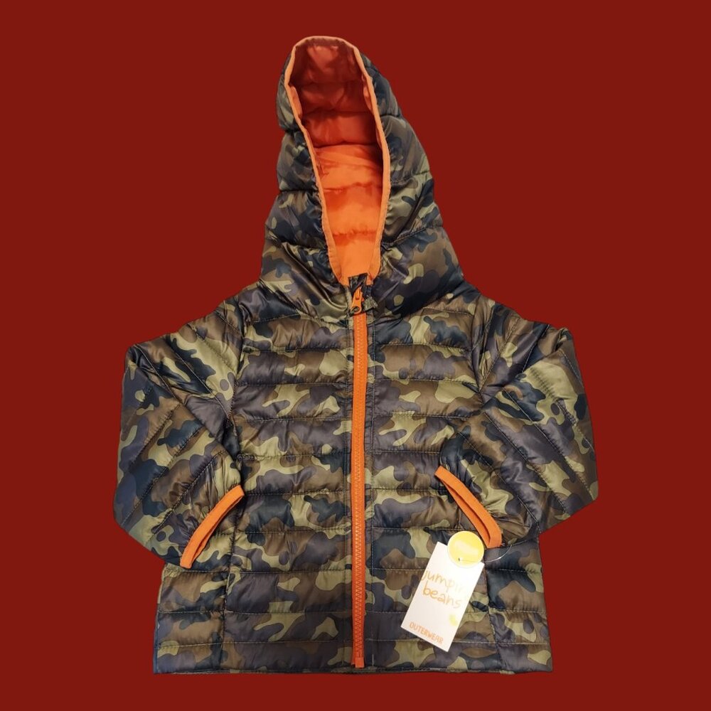 SALE! NWT Jumping Beans Camo Puffer Jacket 18 Months